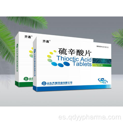 Tabletas de ácido tioctico 300 mg
